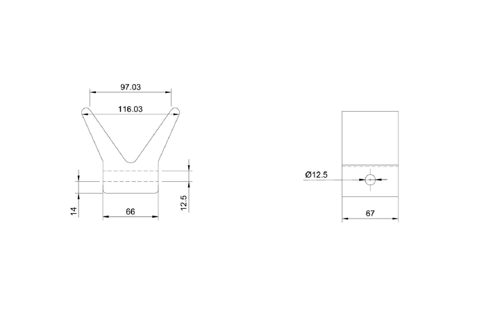 Défense d'étrave STEELPRESS RL-06A pour remorque à bateau