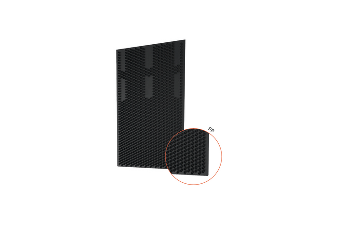 Protection garde-boue DOMAR DK5110 pour remorques et semi-remorques, 375×700 mm