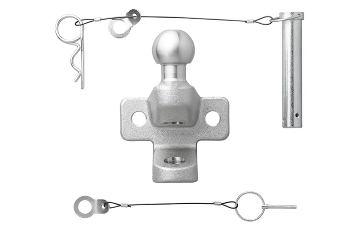 Boule d'attelage, retule double fonction ProPlus 341216V01, entraxe de 50 mm, capacité de remorquage de 3500 kg