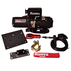 Elektrische lier voor aanhanger RUNVA EWP3500A 12V 1588kg met 12,8 m kabel