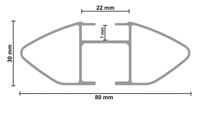 G3 Pacific Aero 64.230-68.034 aluminium dakdrager