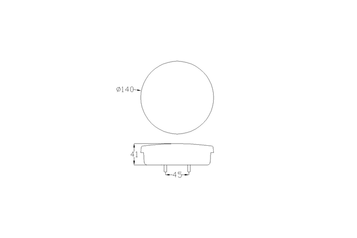 Feu arrière LED TT TECHNOLOGY TT.12008 Glo-Trac LED Hamburger, 3 fonctions universel