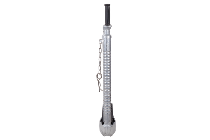 Roue jockey KNOTT TK48, tube ondulé, 300 kg, 48 mm, 700-940 mm