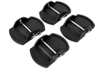 Ensemble de quatre patins, supports stabilisateurs de remorque KNOTT 18x14x4,5cm