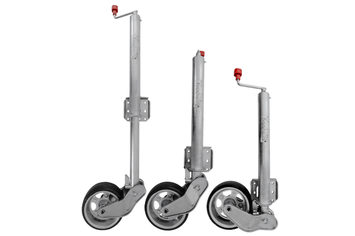 Roue jockey automatique AL-KO 1223638 avec poignée 500 kg ,60 mm, 1010-1350 mm