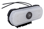 Feu de gabarit, position universel LED blanc WAŚ W240 1600 avec support