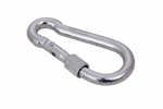 Karabijnhaak met veiligheidssysteem voor touwen DROMET KSZ.8.80 brandweerhaak 8x80mm