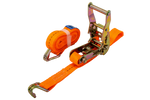 UNITRAILER 4m/25mm/1t oranje transportband met spaninrichting