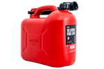 Bidon plastique HERMON 10L avec entonnoir, rouge