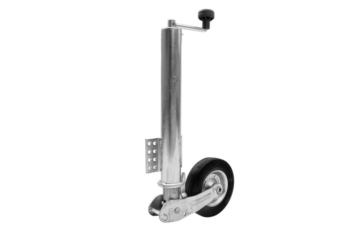 Roue de support automatique WINTERHOFF VK60-KH-200VBB avec poignée, 250 kg, 60 mm, 560-1030 mm