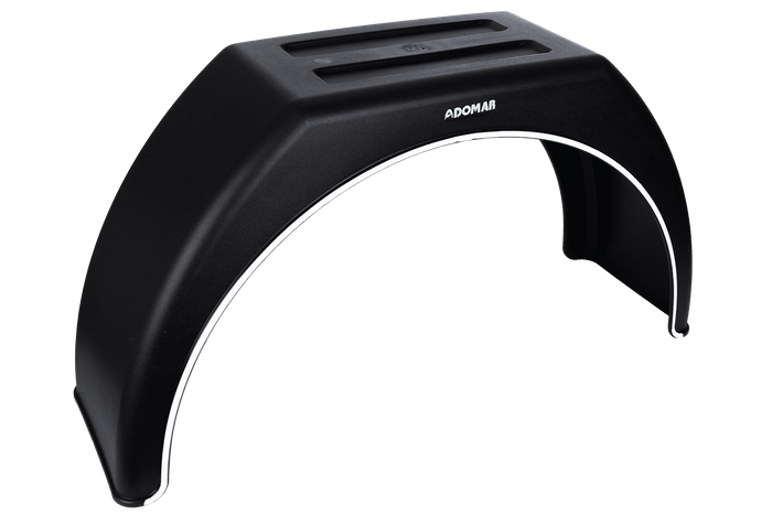 Garde-boue remorque 14-17" DOMAR DK3110 passage de roue plat 870/260mm