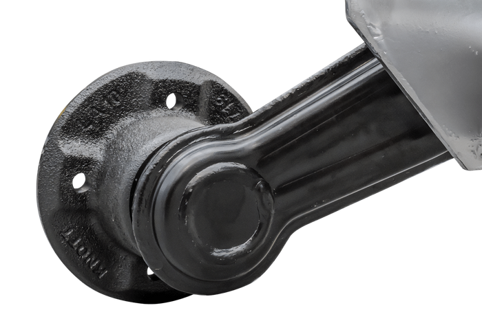Essieu non freiné KNOTT VG7-L pour remorque 750kg 1400mm 1700mm 4x100