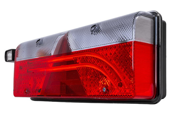 ASPÖCK EUROPOINT III LED-achterlichten met bajonetaansluiting 7-pins ASS2 en claxon, 7 functies links en rechts