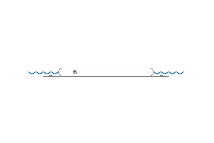 ProPlus 751960V05 tentmat, waterdichte vloer voor vestibule, 2,5 x 5,5 m