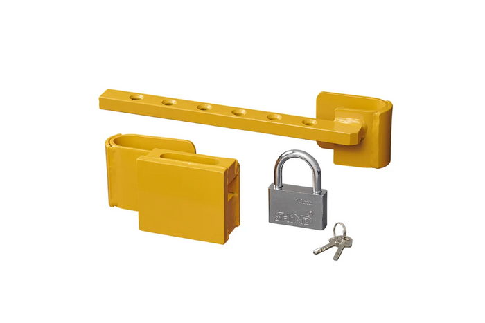 Protection antivol pour remorque porte - conteneurs ProPlus 381341V01, verrou réglable 23-42 cm