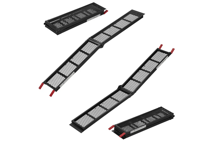 Rampes pliables ProPlus 390094 en acier pour remorques, 203 cm, 680 kg, lot de 2