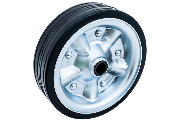 Roue de secours pour la roue jockey KNOTT 405641.001, en caoutchouc plein 200 x 60 mm