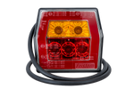 Feu arrière FRISTOM FT-122 LED, 3 fonctions universel