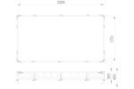 Côtés en aluminium OUTLET BIS H-300 pour remorques TEMARED TRANSPORTER 3217/2 et HOCHLADER 320/2