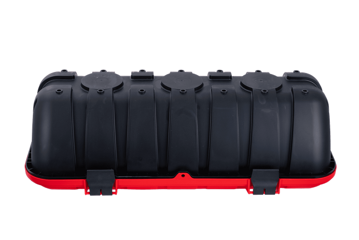 Brandblusserkast 9/12kg DAKEN 82510 STRIKE 707x322x239mm rood