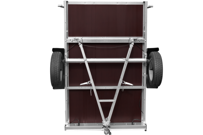 Lichte aanhanger 200x125 UNITRAILER GARDEN 201 KIPP met BIS-zijwanden