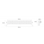 TruckLED LED werklamp reflector LB0004 40xLED 4453lm COMBO