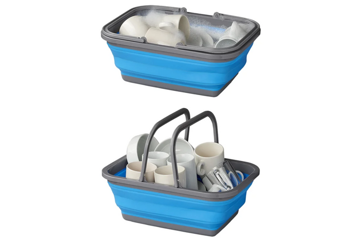 Cuvette de voyage pliable ProPlus 370303 en silicone, 9 L