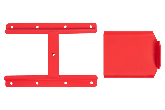 Trappe à grains rouge UNITRAIER pour remorques agricoles 250x355mm