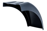 Demi-garde-boue pour remorque DOMAR DR1012202 passage de roue 384/200mm gauche