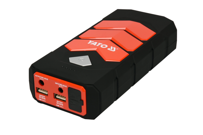 Démarreur de secours YATO YT-83081, batterie externe 9000 mAh