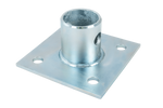 Uitschuifbare steun met UNITRAILER TJ5001+TJ5002A adapter voor 1300 kg vlakke aanhanger 364-614 mm