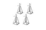 Set van vier uitschuifbare steunen ProPlus 360803 stabilisator voor aanhangers van 3600 kg, 430 mm