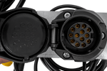Faisceau électrique MANTES pour remorque de bateau, 11,67 m, prise 13 broches, baïonnettes 2 x 5 broches