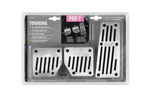LAMPA TOURING BLACK PILOT aluminium pedaalcovers met antislip rubber