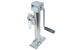 Support de manivelle extensible UNITRAILER TJ5001 pour remorque plateau 1300 kg 364-614 mm