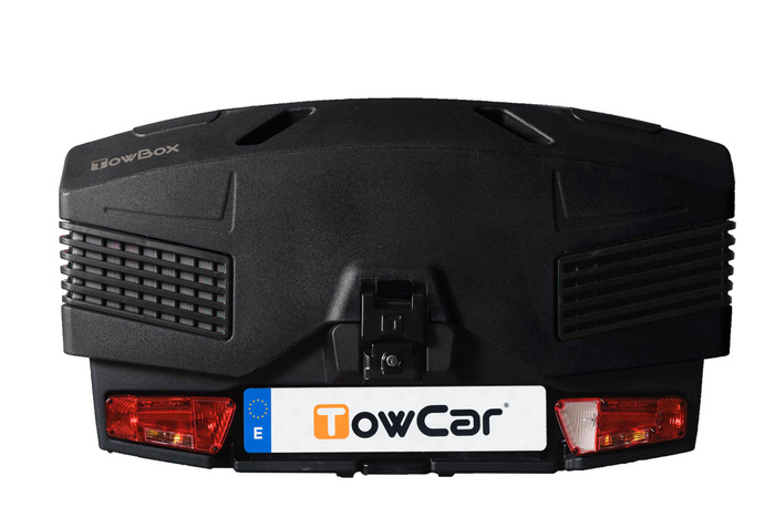 Towbox EVO urban zwart - bagagedrager voor montage op de trekhaak