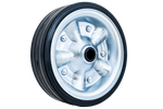 Roue de secours pour la roue jockey KNOTT 405641.001, en caoutchouc plein 200 x 60 mm