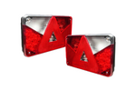 Feux arrière ASPÖCK MULTIPOINT III à baïonnette 8 broches, 7 fonctions gauche + droite