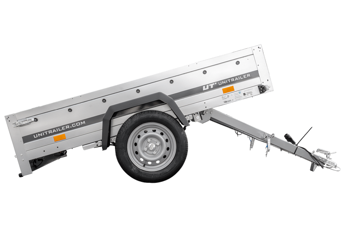 Remorque à un essieu sur ressorts 200x125 UNITRAILER GARDEN 201/R KIPP
