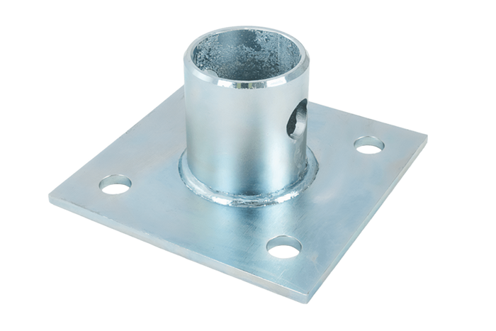 Support extensible avec adaptateur UNITRAILER TJ5002+TJ5002A pour remorque plateau 1300 kg, 560-940 mm